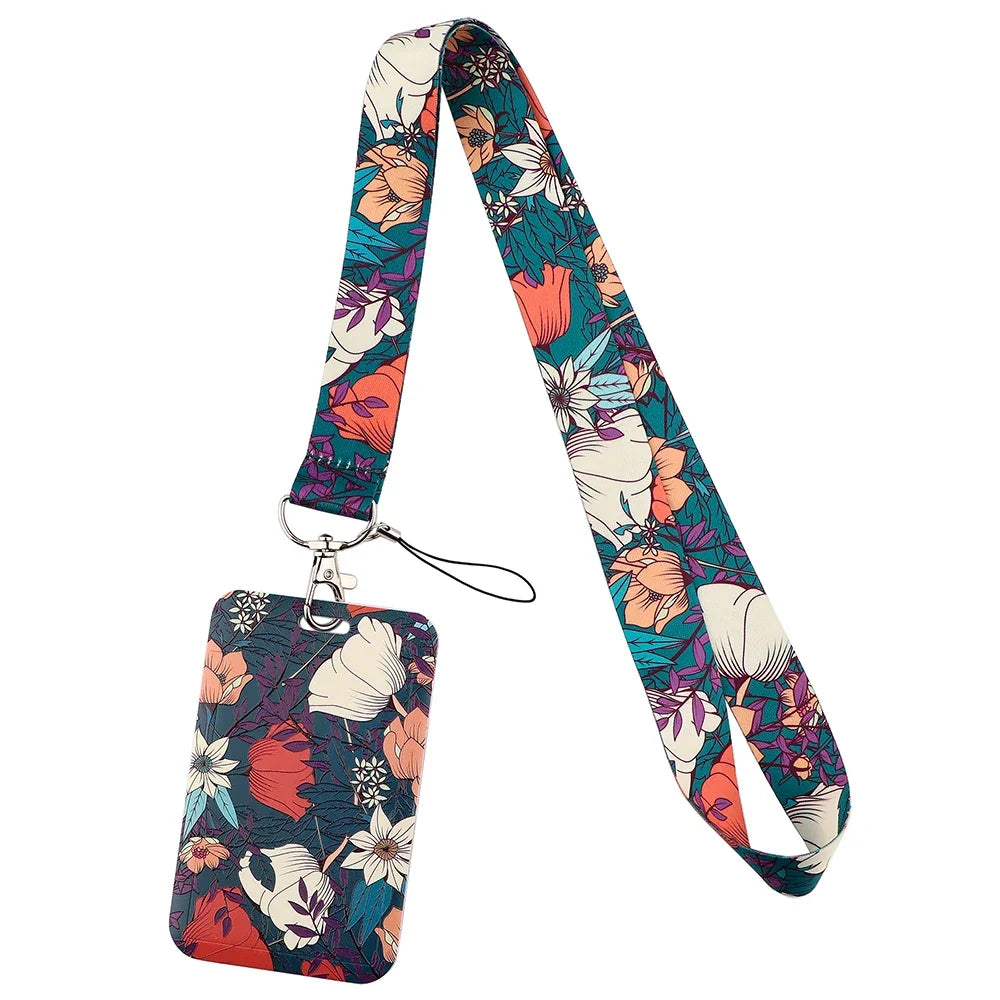 Sakura Cherry Blossoms Flower lanyard