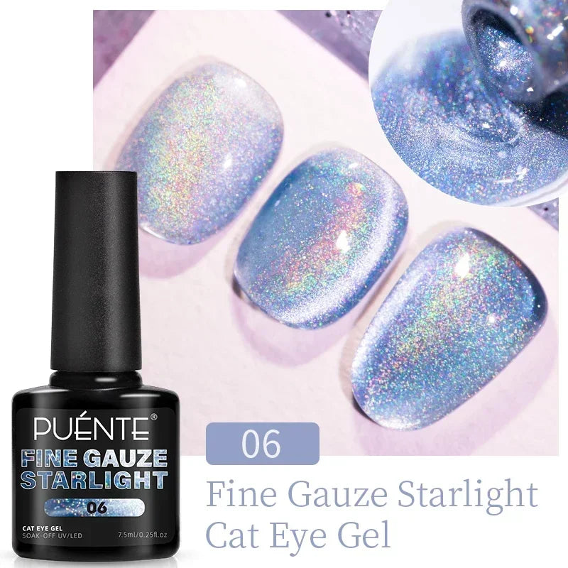 Wine Red Cat Eye Gel Polish