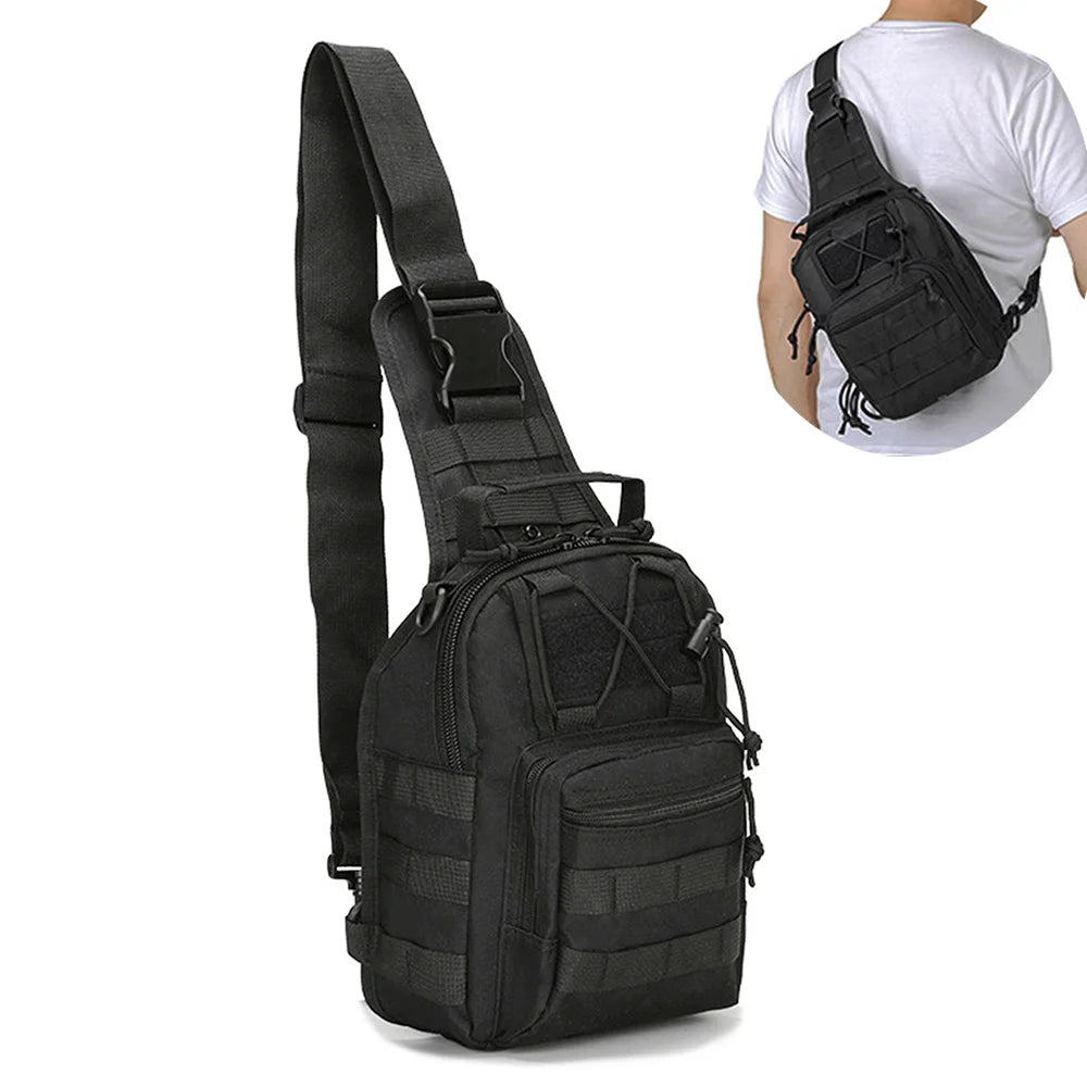 Tactical Nylon Sling Backpack
