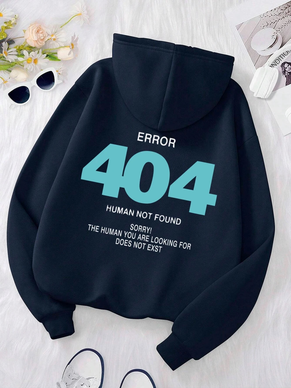 Fleece Graphic Pullover Hoodie