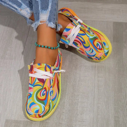 Rainbow Canvas Sneakers