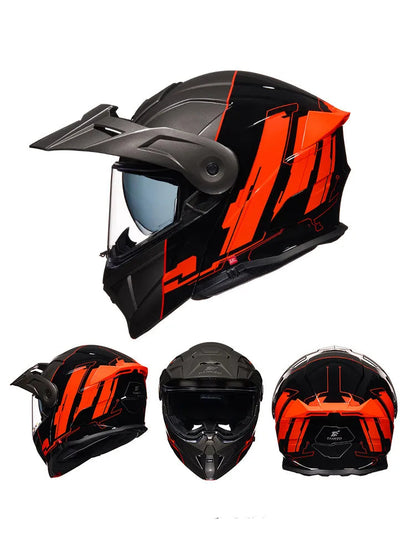 Tanked Racing Full-Face Motocross Helmet