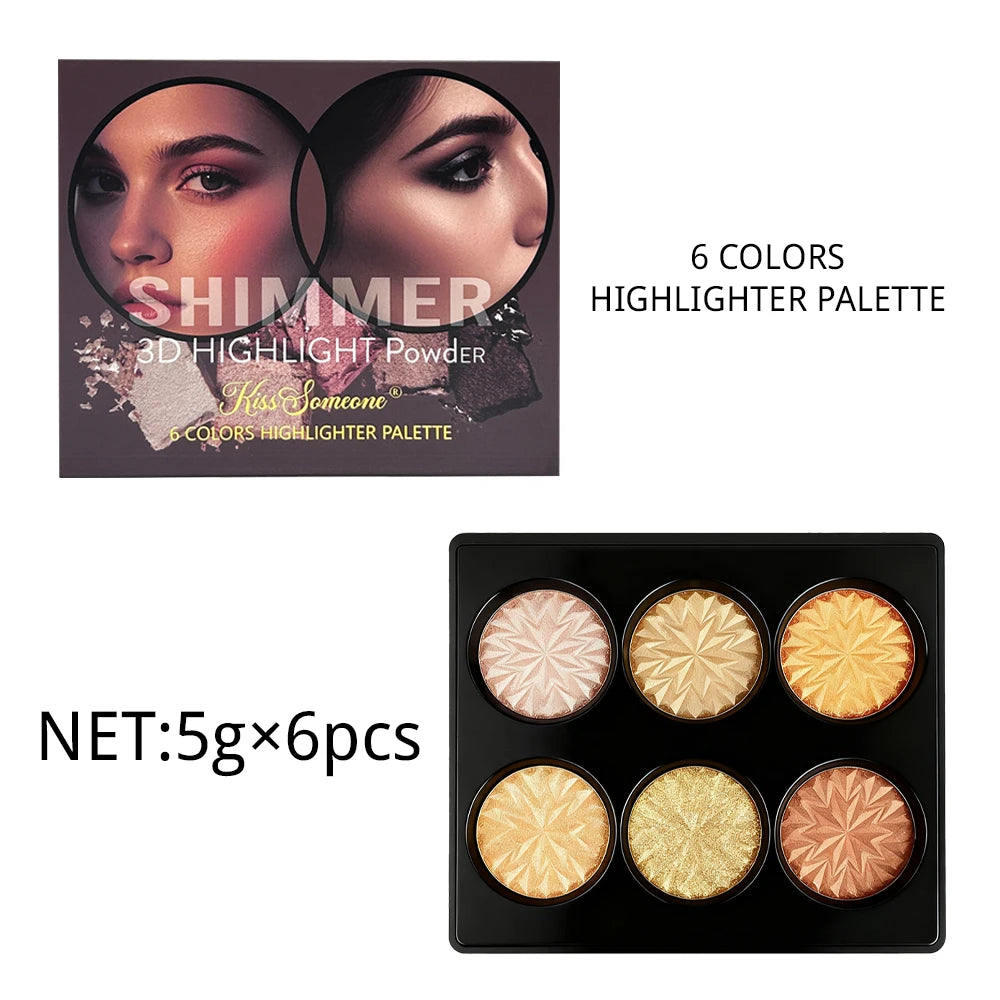 Bronzer Highlighter Palette