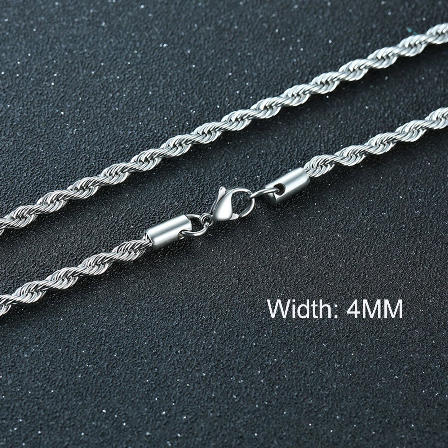 Metal Round Stainless Cuban Chain Party
