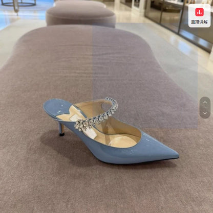Pointed Toe Mule Heels