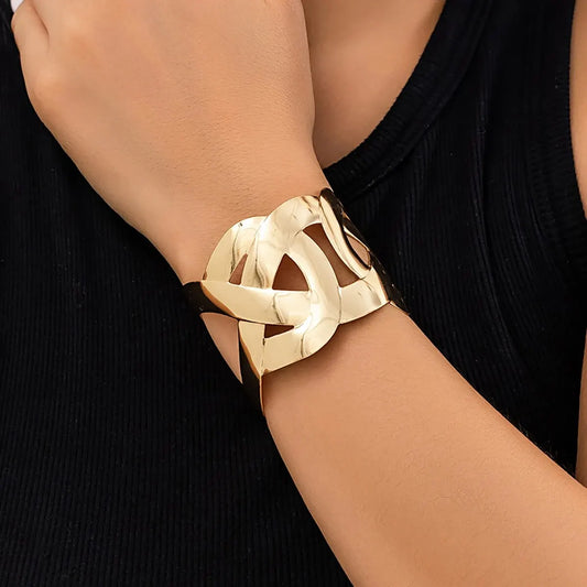 Vintage Geometric Cuff Bracelet