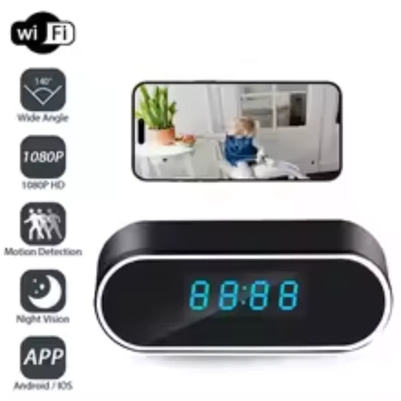 Clock Mini Camera