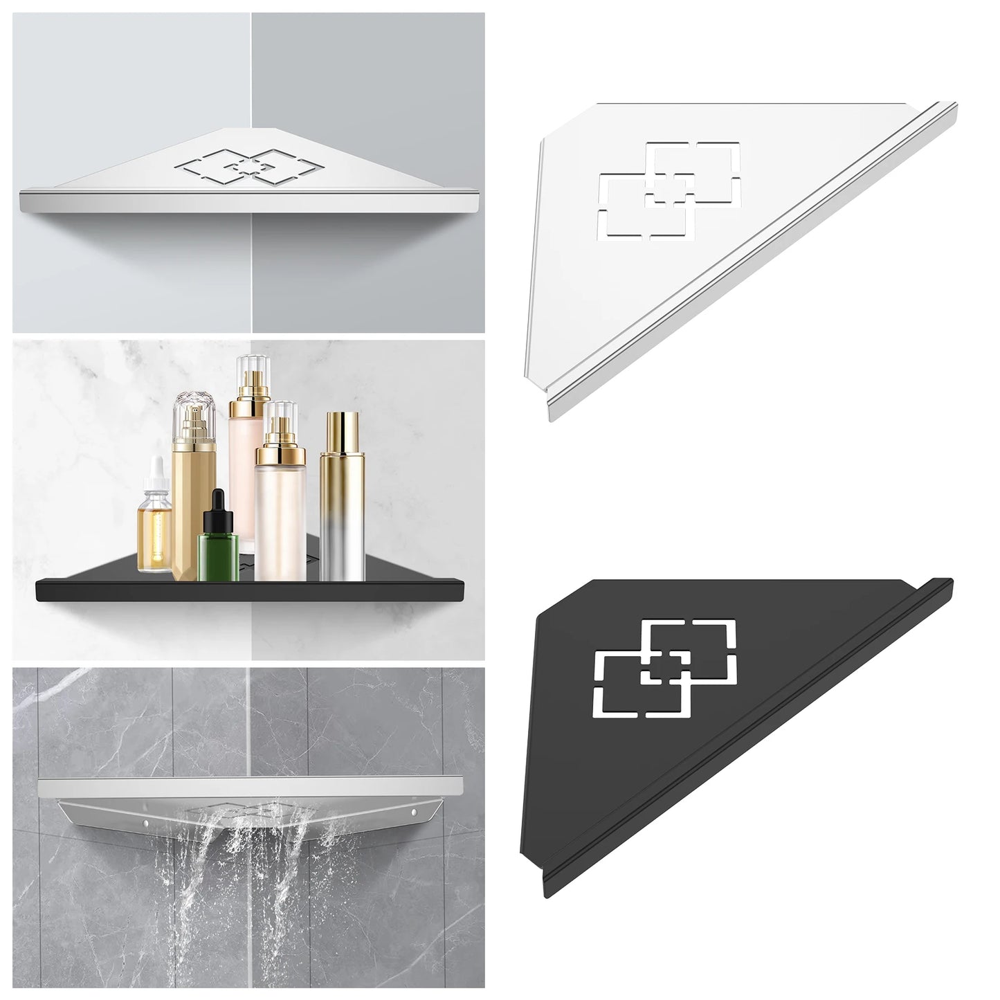 Stainless Steel Corner Shelf