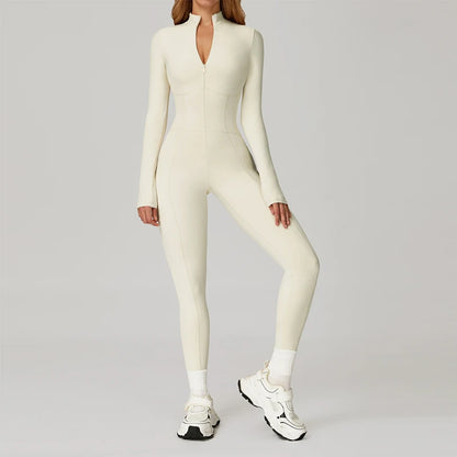 Women’s Fleece-Lined Full-Zip Jumpsuit