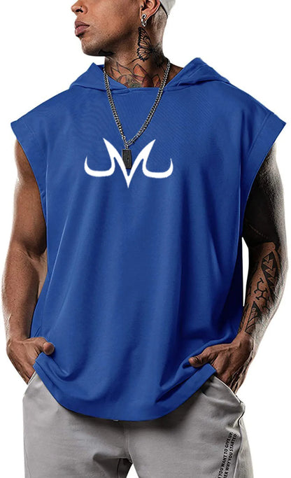 Quick-Dry Bodybuilding Anime Print Vest