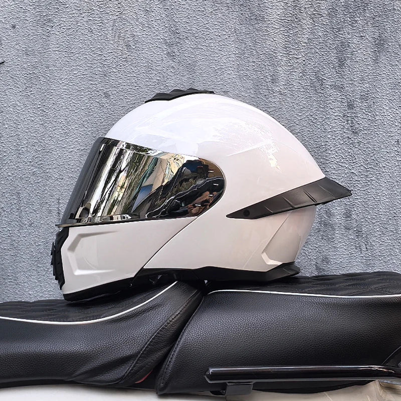 ORZ-B08A Glossy Mecha Racing Helmet