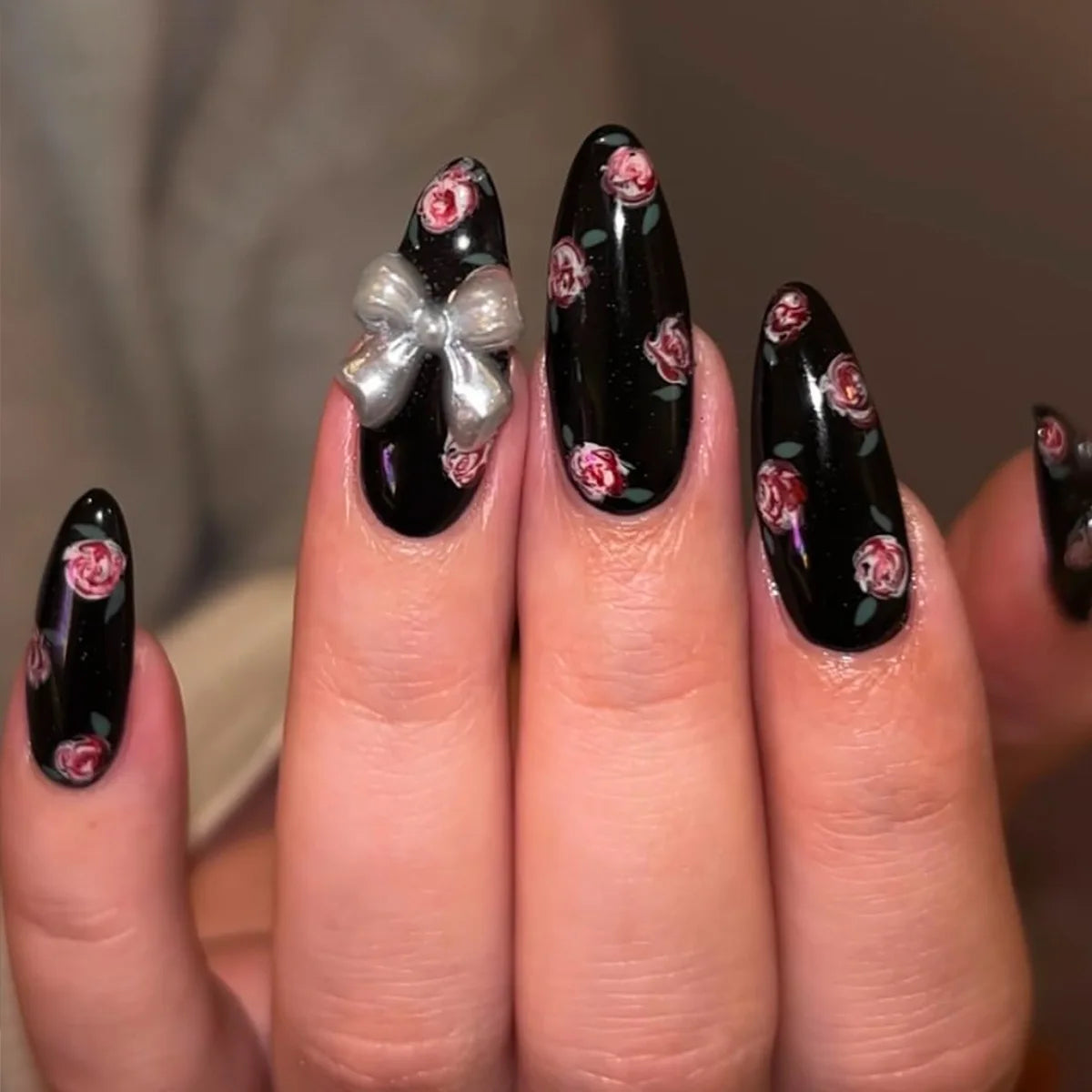 Floral Ballerina Press-On Nails