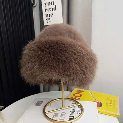 Faux Fox Fur Winter Hat