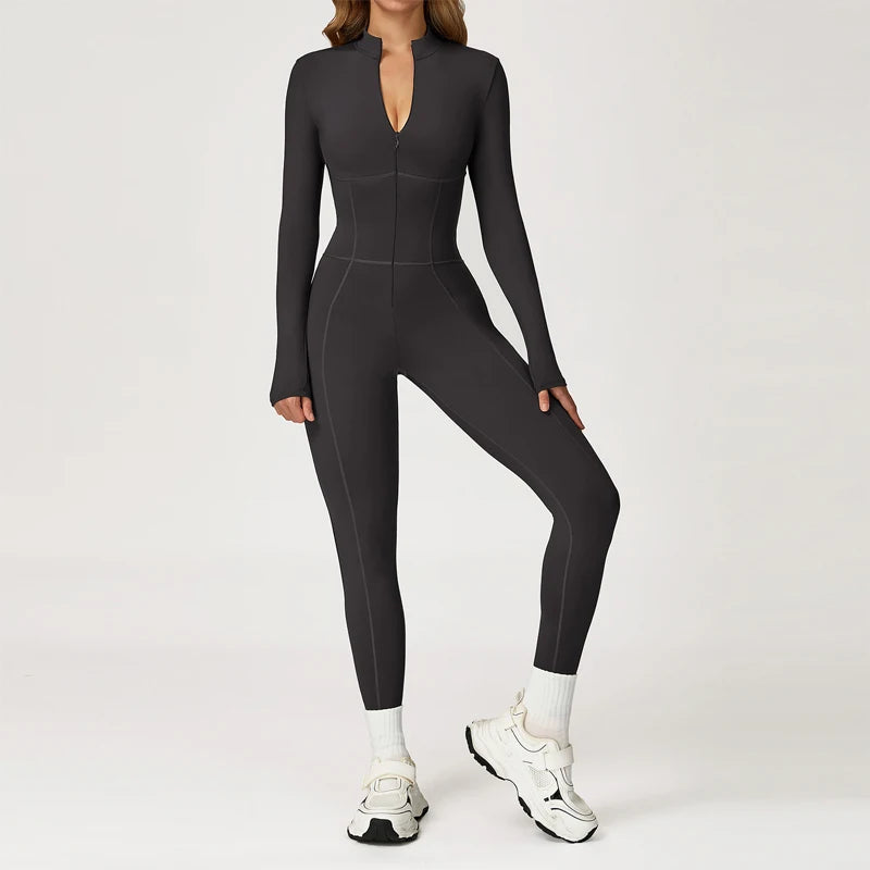 Women’s Fleece-Lined Full-Zip Jumpsuit
