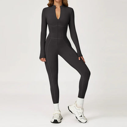Women’s Fleece-Lined Full-Zip Jumpsuit
