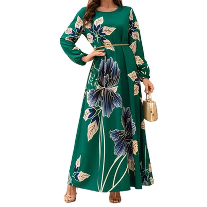 Flowy Silhouette Maxi Dress
