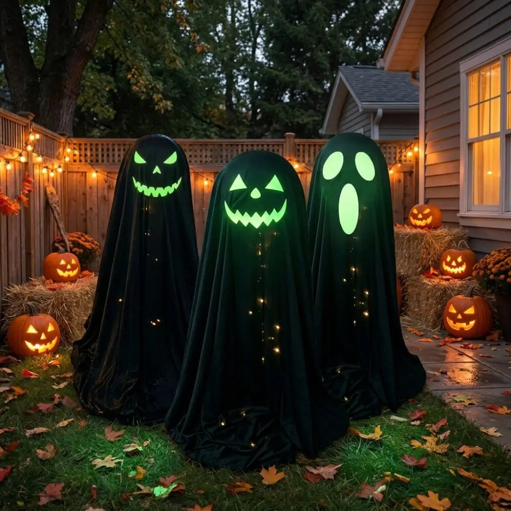 Light-Up Standing Ghost Decor