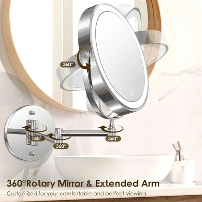8" LED Wall Mirror