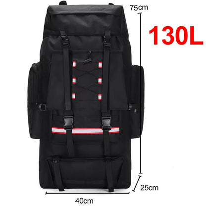 130L Reflective Trekking Backpack