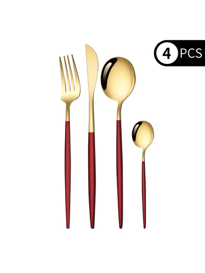 Metal Western Solid Piece Set
