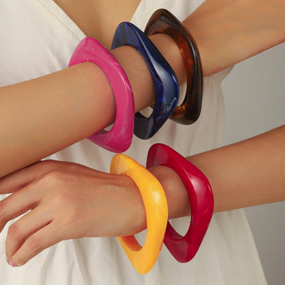 Vintage Resin Cuff Bangle