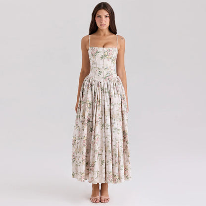Printed Fit & Flare Dress