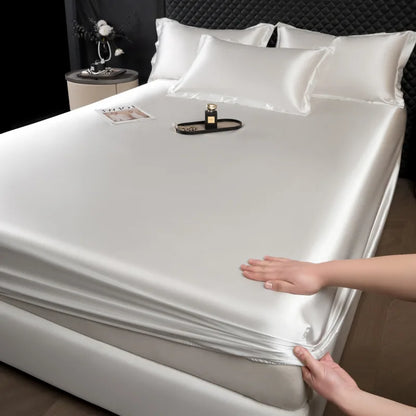 3-Piece Luxury Mulberry Silk Bed Sheet Set