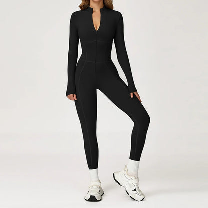 Women’s Fleece-Lined Full-Zip Jumpsuit