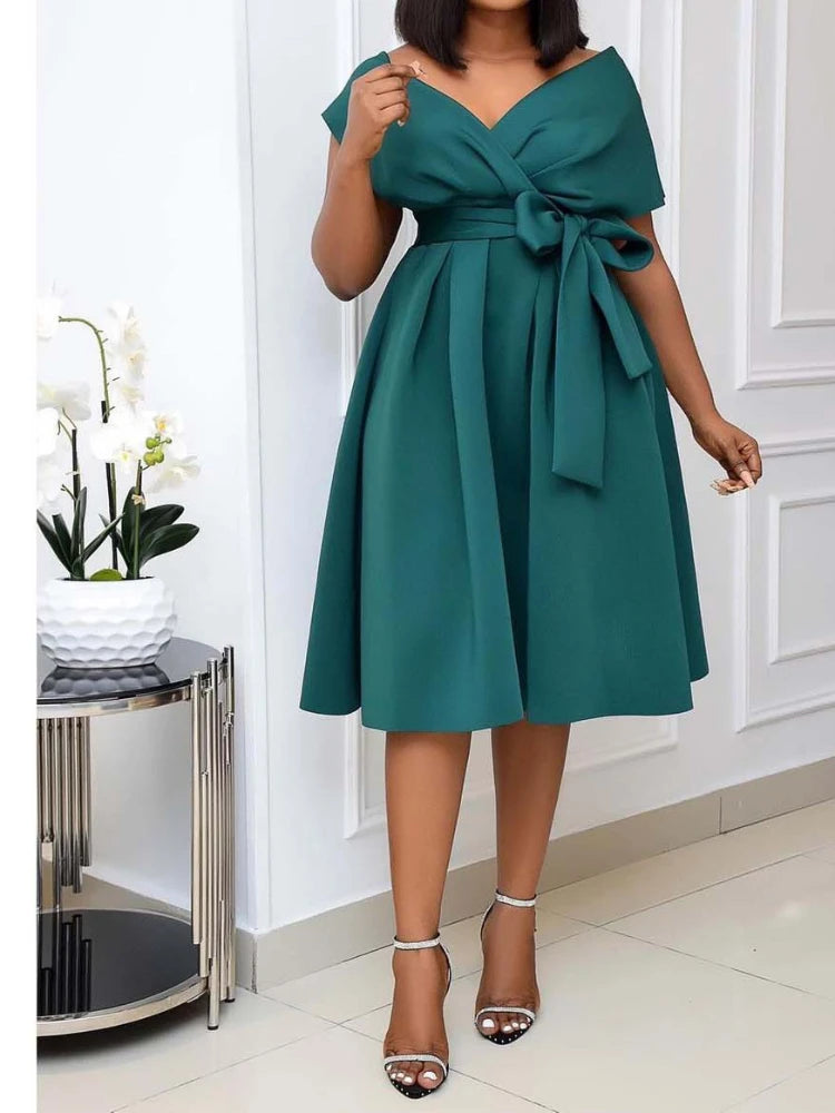 Mid Length Women's Dress