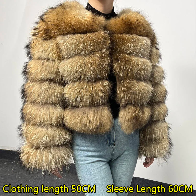 Raccoon Dog Fur Jacket