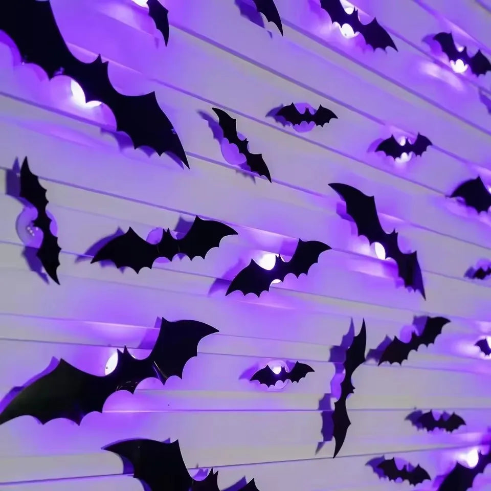 3D Bat LED Night Light Decal