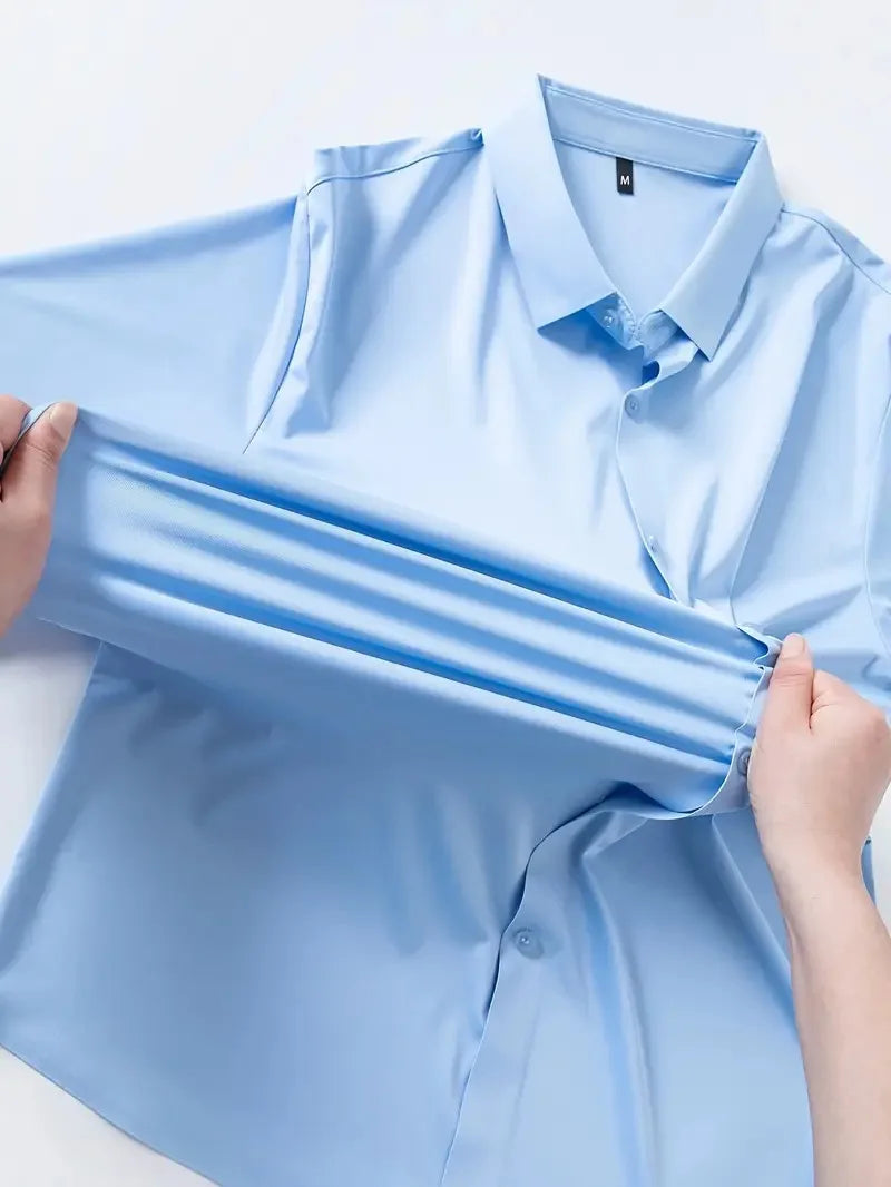 Elegant Square Collar Dress Shirt