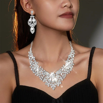 Flower Jewelry Set