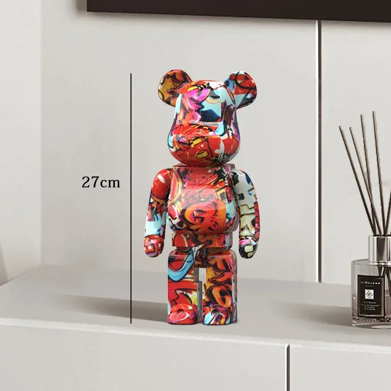Graffiti Bear Statue