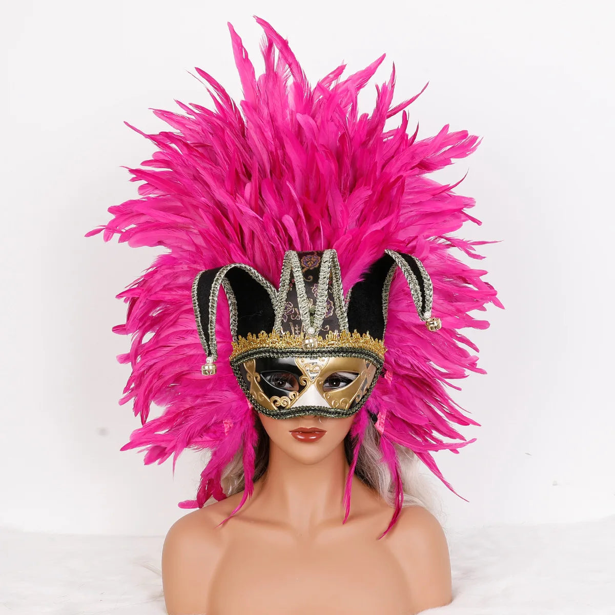 Feather Masquerade Party Mask