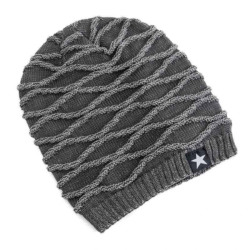 Slouchy Fur-Lined Winter Beanie