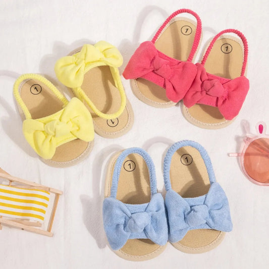 Elastic-Band Baby Sandals