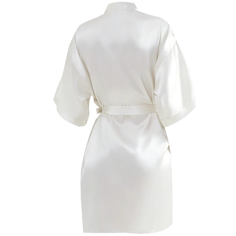 Satin Elegant Mini Robe