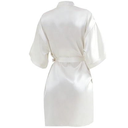 Satin Elegant Mini Robe