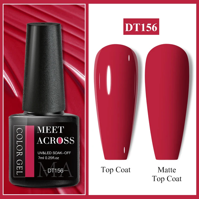 MEET ACROSS Matte Gel Polish
