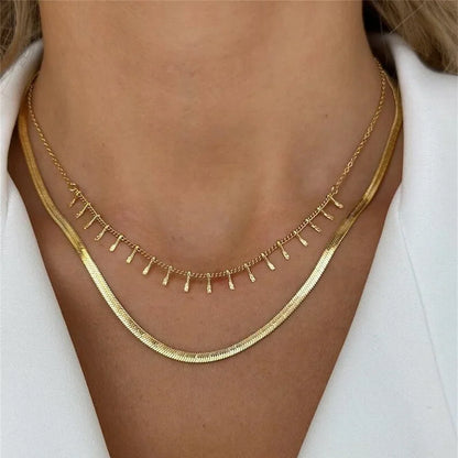 Multilevel Hip Hop Necklace