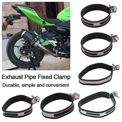 Universal Motorcycle Exhaust Hanger Bracket with Fixed Ring