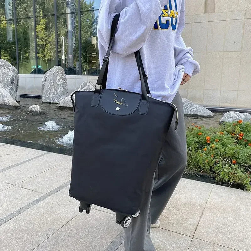 Foldable Rolling Shopping Cart