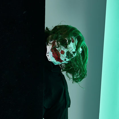 Geometric Cyberpunk Clown Mask