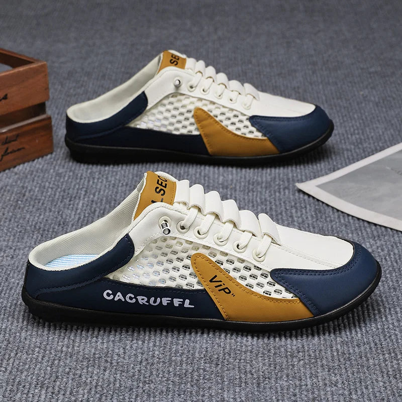 Summer Style Closed-Toe Half-Slip Loafers