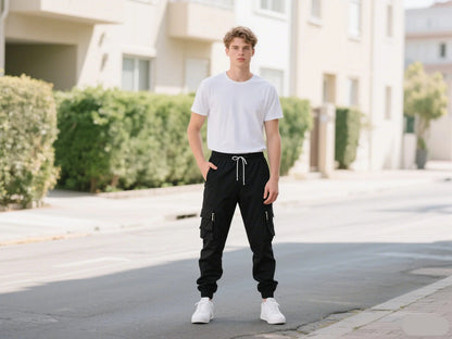 Multi Pocket Work Zipper Slim