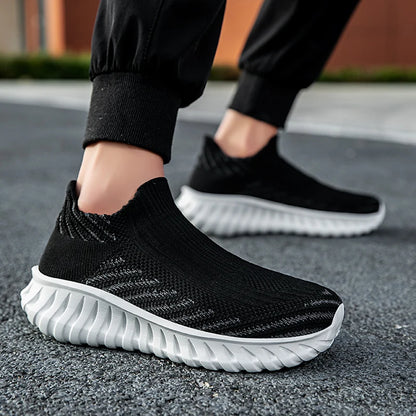 Thick-Sole Sock Running Sneakers