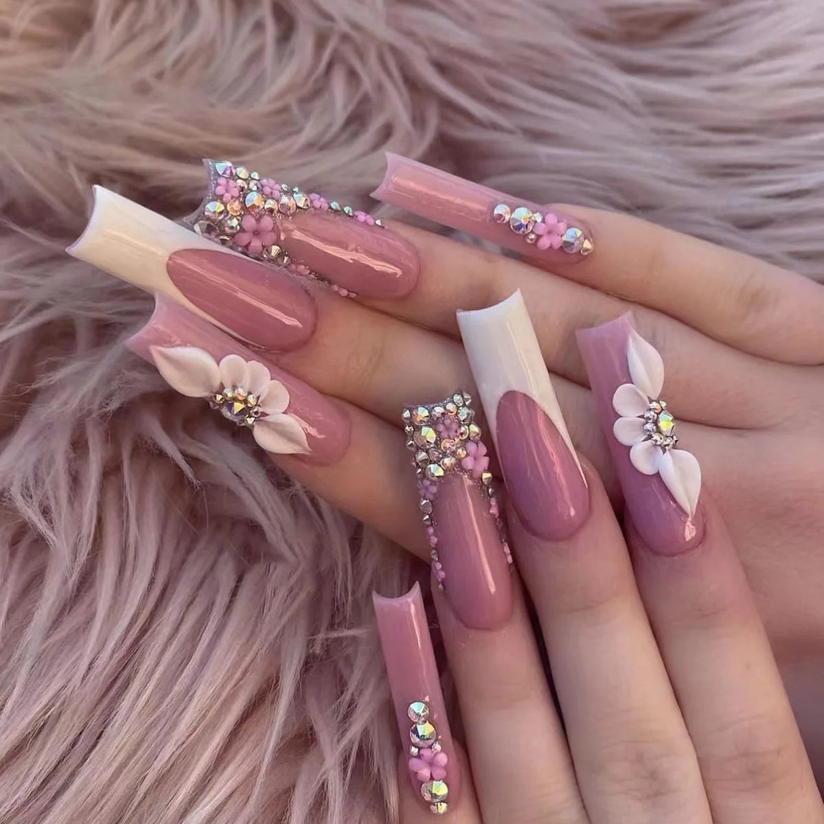 Leopard Cherry Press-On Nails