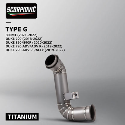 KTM Duke 790/890 Exhaust Mid-Link Pipe