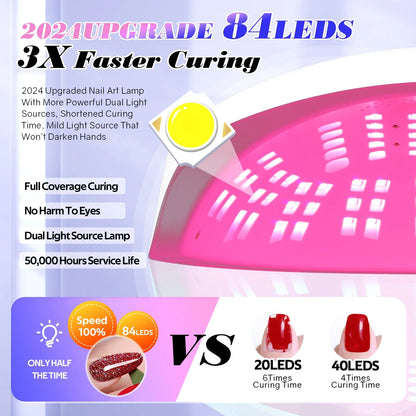 380W UV LED Nail Lamp